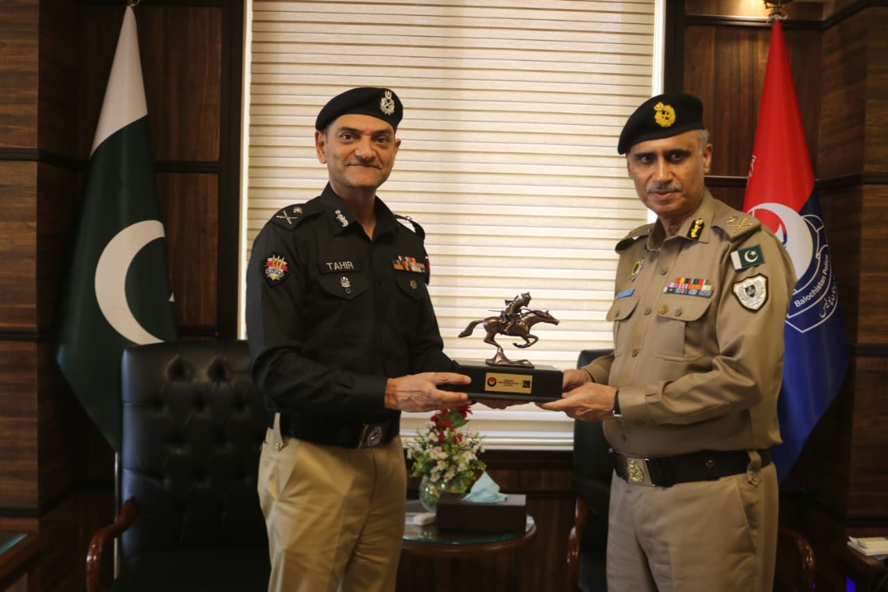 THE INSPECTOR GENERAL, NHMP, BA NASIR VISIT TO CENTRAL POLICE OFFICE QUETTA